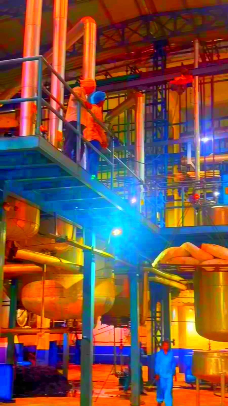 Production floor of the Ayushagro Food facility
